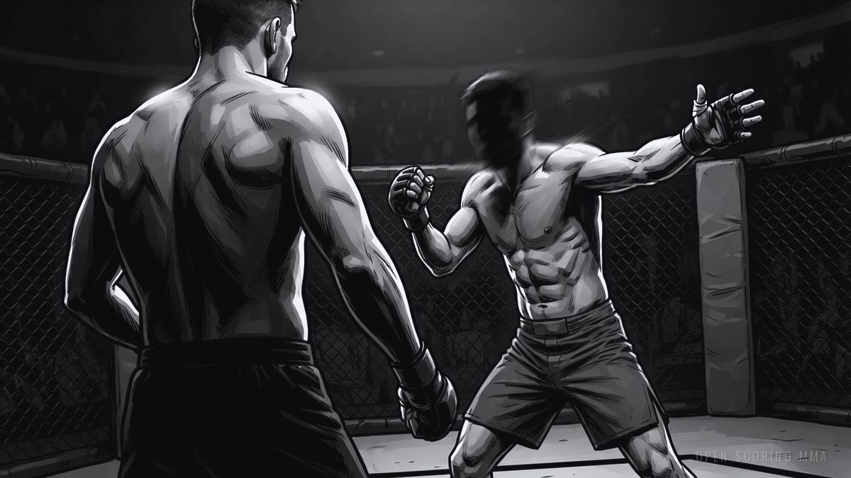 Illustration: two figures in athletic wear stand facing, one gesturing emphatically